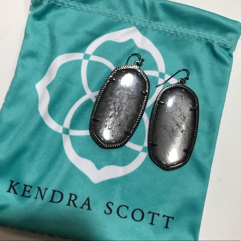 Kendra Scott Danielle Gunmetal Earrings